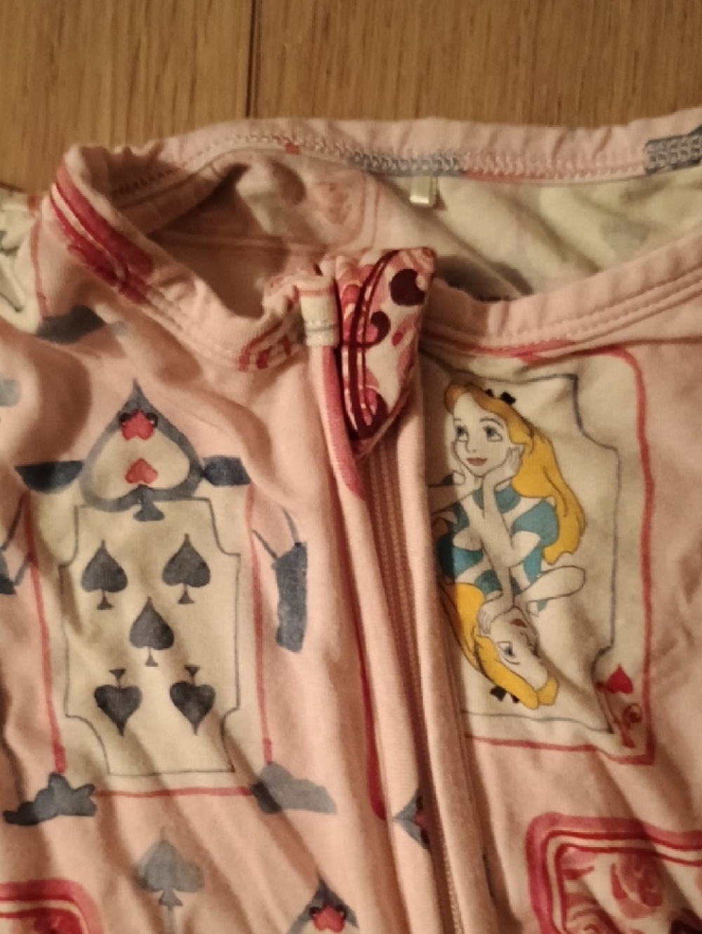 Posh Peanut Footed One-Piece Alice In Wonderland - Picture 3 of 12